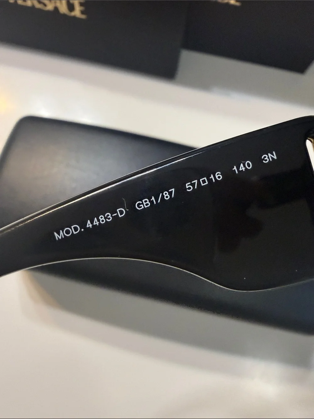 Versace black sunglasses unisex